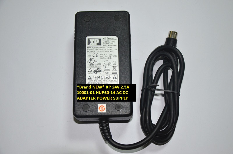 *Brand NEW* XP 24V 2.5A AC DC ADAPTER HUP60-14 10001-01 POWER SUPPLY